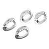 4 Pair Climbing Hanger Stainless Steel Wear Resistant High Load