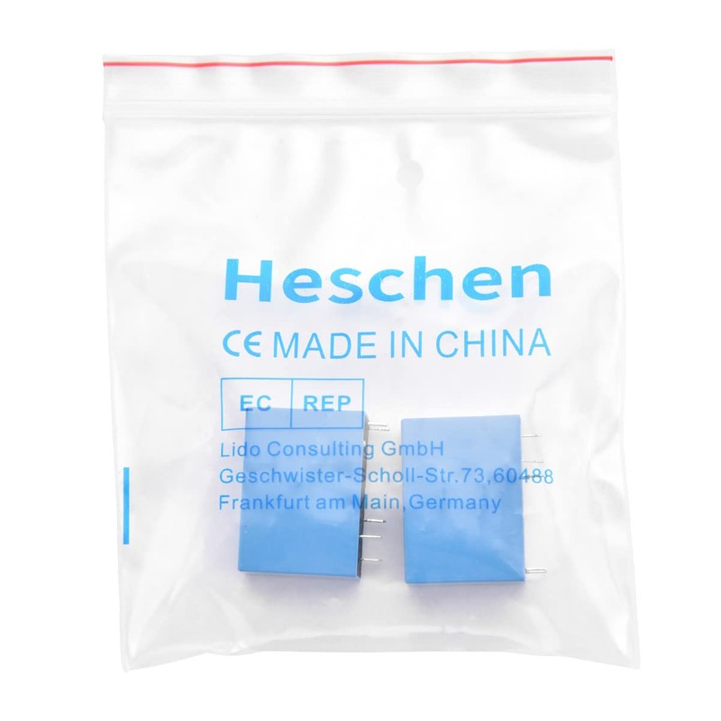Heschen PC Board Relay SMI-24VDC-SL-C DC24V Coil SPDT 10A 250VAC/30VDC