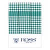 Ross Pack of 3 Cotton Tea Towels Farmer's Check Green