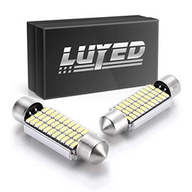 LUYED 2 X 330 Lumens Super Bright 3014 33-EX Chipsets Error Free 569 578 211-2 212-2 LED Bulbs Used For Dome light,Xenon White