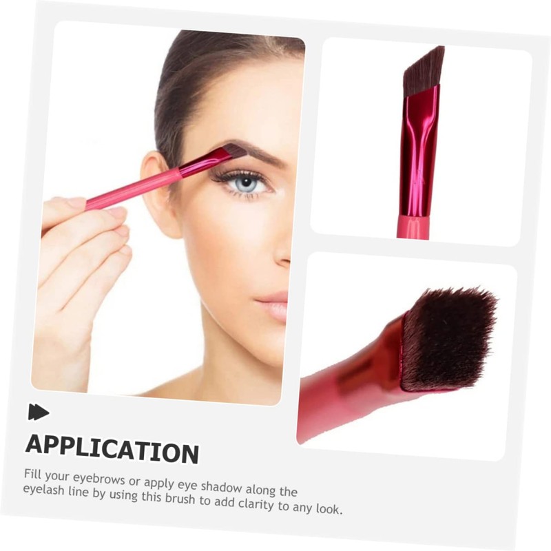 Healeved 2pcs Angled Eyebrow Makeup Brushes for Women Precision Brow