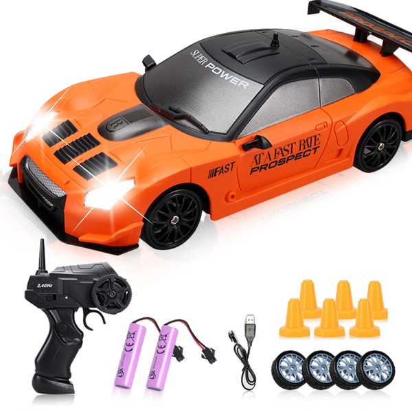 YUAN PLAN Remote Control Car, Drift RC Car 1/24 2.4GHz