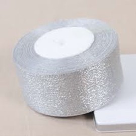 Silver Metallic Organza Ribbon Size 30mm Christmas Wrap Presents Crafts Jewellery Making Fashion Charms Decoration Sewing Buy 2 & GET 1 Free