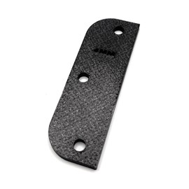 Door Hinge Shims (Set of 3) Hinge Spacer For Interior and Exterior Door Alignment - for 3.5", 4" and 4.5" Standard Hinges (4mm thick, Black, 3.5-inch)