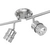 Globe Electric 59355 6-Light Foldable Track Lighting, Brushed Nickel Finish,