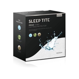SLEEP TITE Hypoallergenic 100% Waterproof Mattress Protector - 15-Year U.S. Warranty - Vinyl Free - King