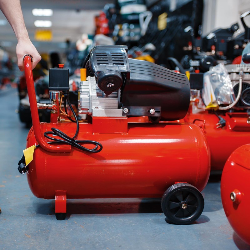 PATIKIL 6" Air Compressor Wheels, 2 Pcs Universal Air Compressor