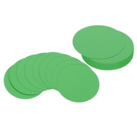 PATIKIL - Portatarjetas circulares de 4 pulgadas, 50 piezas de forma redonda con recortes de papel grueso para manualidades, proyectos de manualidades, decoración de tablones de anuncios, color verde