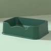 Cat Litter Pan Square Large Capacity Cat Litter Basin Spatter