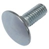 AERZETIX - C48980 - Set of 100 Carriage Bolts Flat