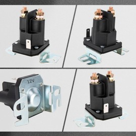 DJYIYEW 12V Starter Solenoid 1 Pack for B&S 691656, 555375GS, 790951, Trombetta 812-1201-211-05/06 – Compatible with Lawn Mowers & Troy-Bilt Generators