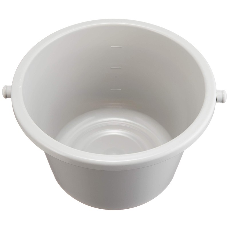 Risu Bucket Berg Wide Mouth Round Light Gray 4L 4WB