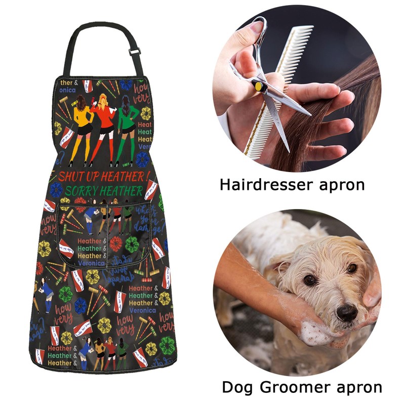 BAUNA Heathers Musical Kitchen Apron Shut Up Heather Sorry Heather