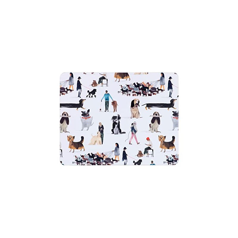 Maxwell & Williams GI0321 4-Piece Square MDF Placemat, 34 x