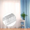 WILLBOND 150 Pieces Shower Curtain Hooks Bathroom Shower Curtain Rings