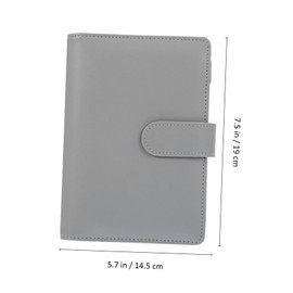 VILLFUL Budget Planner Binder Faux Money Saving Binder for Personal Finance and Savings Challenge Portable and Stylish Design for Easy Budgeting and Expense Tracking