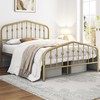Yaheetech Full Bed Frames Metal Platform Bed with Victorian Style