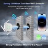 WiFi Extender Signal Booster Repeater, AC1200Mbps(6000Sq.Ft), 2.4&5.8GHz Dual-Band Dual AP