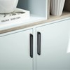 LBFEEL 3.75" Cool Black Cabinet Pulls Handles Matte Black Cabinet