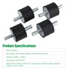 M10 40 x 30 Gas Shock Absorber Rubber Engine Mounts