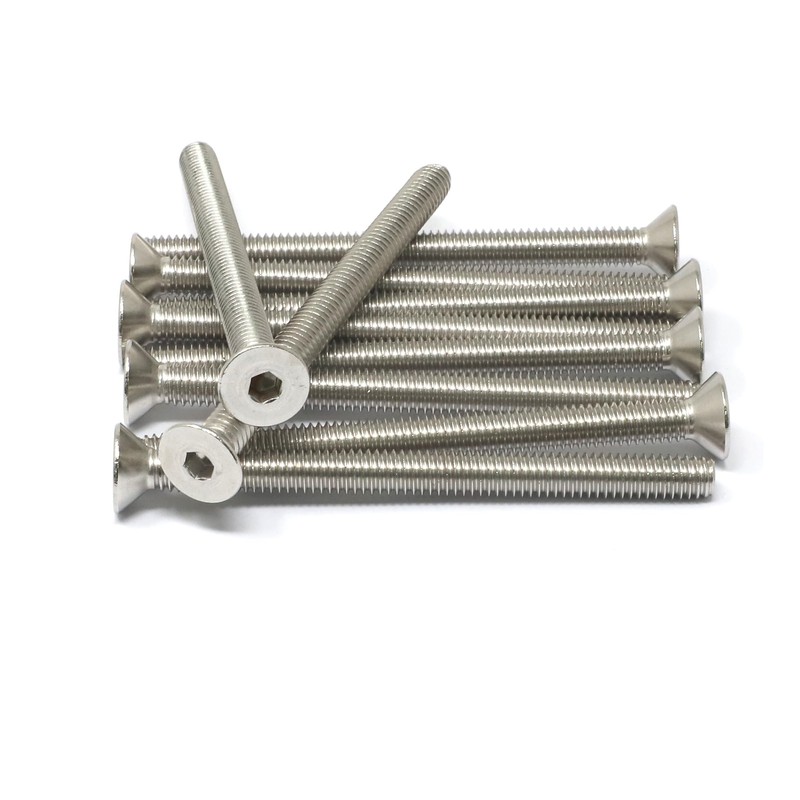 iexcell 10 Pcs 5/16-18 x 4" Stainless Steel 304 Hex