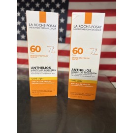 La Roche-Posay 2 Pack La Roche-Posay SPF 60 Ultra Light Face Sunscreen 1.7oz EXP 05/26