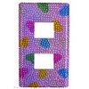 Decoration Switch Cover Rhinestone Wind Heart A 2 Mouth