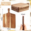 6 Pcs Cutting Board Set Plain Chopping Board with Handles
