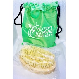 KOSHER BRUSHES.COM Vegan Wave Brush With Free Bag!  Med firmness for perfect waves NO PIG!!!!