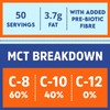 MCT Oil C8 & C10 Powder, Coconut Medium Chain Triglycerides