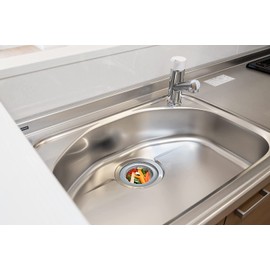 ダイセルミライズ 排水口 ゴミ受け 水切りネット バスケットいらずN本体+専用袋40枚入 セット カゴ不要で清潔