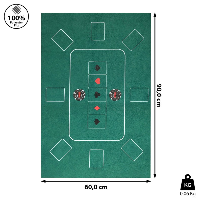 Cepewa Poker Table Cover │ 60 x 90 cm 100%