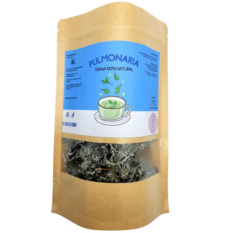 Té Pulmonaria, Té Herbal Infusion, Tisana Artesanal 100% Natural