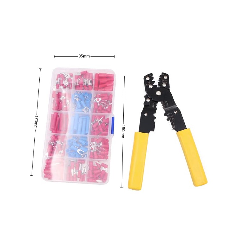 ZONADAH Crimper Pliers Cable Wire Cutter Tool Professional Set 0.5~6.0mm