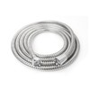 Metal hose 2m high strength hose shower line brass stainless 2ea