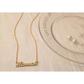 BeautyLiLi Personal Pendant Jewelry Gift Cute Name Necklace for Women Tiff