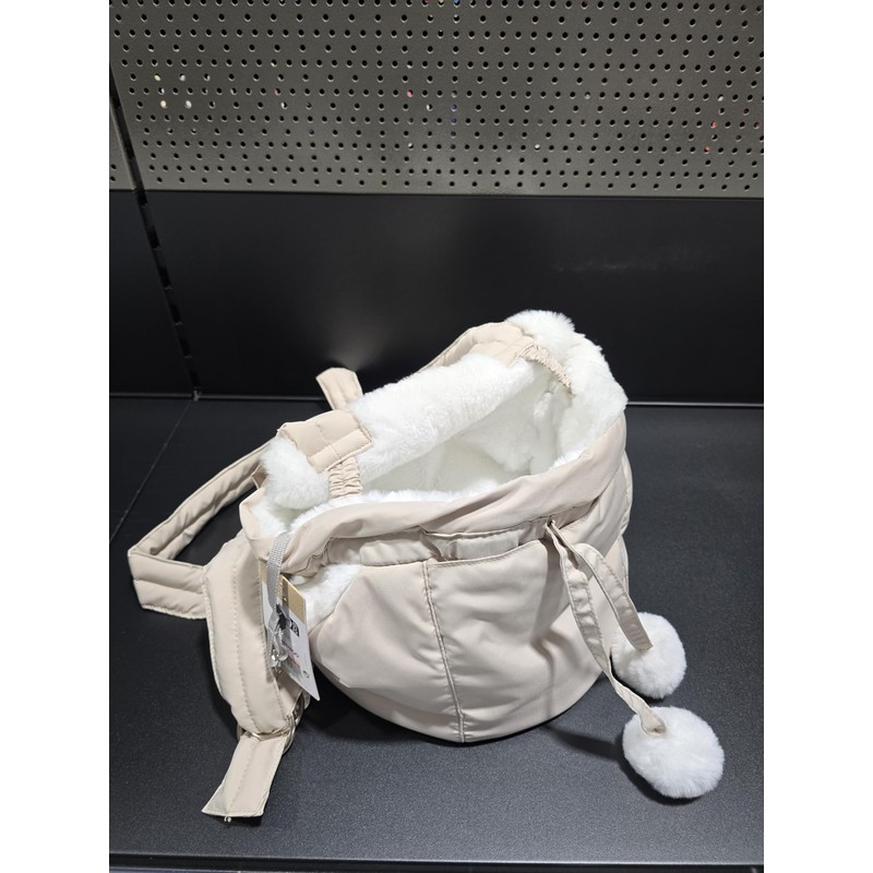 Flamingo Cuddi Front Pocket for Dogs Beige 32 x 22