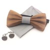 Cyriacus Wooden Bow Tie Set Men's Wooden Bow Tie Set