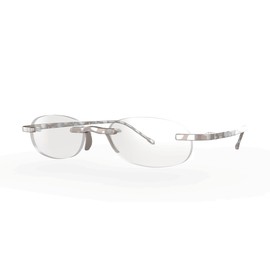 Scojo New York Gels Original | 2.75x TAUPE MARBLE | Readers for Men & Women | Stylish, Scratch-Resistant Lenses