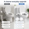 Ultra-Slim Bidet Attachment for Toilet Seats – Non-Electric Dual Nozzle