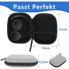 Moorle Headphones Over Ear Bag for JBL Live 460NC, JBL Tune 660, Tune 560BT, Tune 500BT, JBL Tune 500, E45BT Case, Storage Headphones Over Ear Case with Headphones Cable Storage