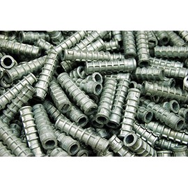 (100) Long 3/8" Lag Bolt Shields 3/8 x 2-1/2 Concrete Anchors 5/8" Drill