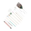 Earwax Remover Massage Set 8 Feather Stick Relieve Fatigue Professional