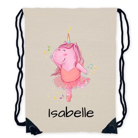 LOOXIS Gym Bag, Ballerina Unicorn