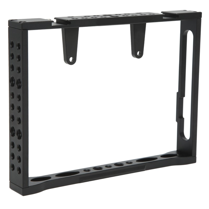 Monitor Cage Aluminum Alloy Multi 1/4 3/8 Holes Professional Camera