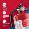 First Alert PRO10 Rechargeable Commercial Fire Extinguisher, UL rated 4-A:60-B:C,