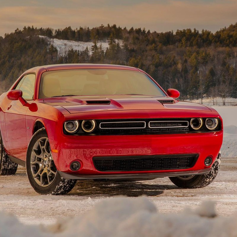 VLINCAR Front Upper Grille Compatible with Dodge Challenger 2015 2016