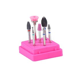 7 Pcs Nail Drill Bit Set Tungsten Carbide Diamond Nail Cutter Carbide Nail File for Gel Nails Cuticle Manicure Pedicure