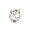 UNOde50 Sterling Silver Plated Brass Ring, Sterling Silver Plated Alloy,