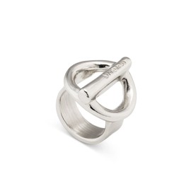 UNOde50 Sterling Silver Plated Brass Ring, Sterling Silver Plated Alloy, Not applicable.